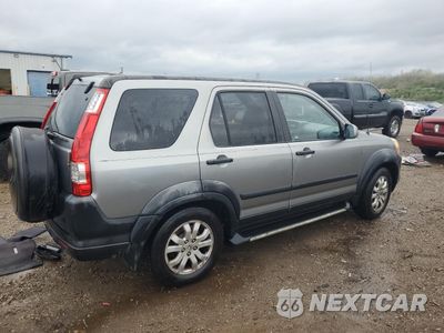 Trzecie zdjęcie samochodu z tyłu: 2006 HONDA CR-V EX VIN:JHLRD78896C008106 - miniatura