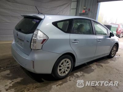 Trzecie zdjęcie samochodu z tyłu: 2012 TOYOTA PRIUS V VIN:JTDZN3EU6C3123455 - miniatura