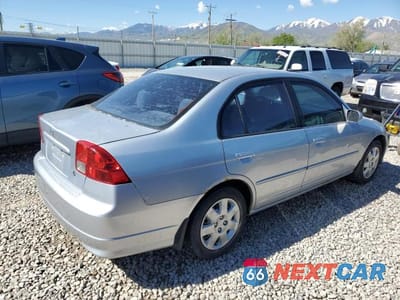 Trzecie zdjęcie samochodu z tyłu: 2004 HONDA CIVIC LX VIN:2HGES15624H918385 - miniatura