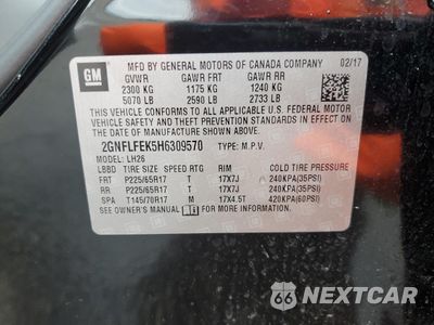 Zdjęcie 13 z 14 samochodu: 2017 CHEVROLET EQUINOX LT VIN:2GNFLFEK5H6309570 - miniatura