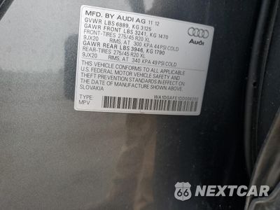 Zdjęcie 13 z 15 samochodu: 2013 AUDI Q7 PRESTIGE VIN:WA1DGAFE1DD008350 - miniatura