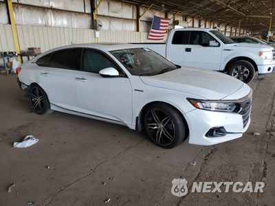 Czwarte zdjęcie samochodu z boku: 2022 HONDA ACCORD TOURING HYBRID VIN:1HGCV3F9XNA018224 - miniatura
