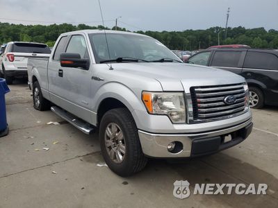 Czwarte zdjęcie samochodu z boku: 2012 FORD F150 SUPER CAB VIN:1FTFX1CT4CFC92318 - miniatura