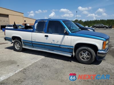 Czwarte zdjęcie samochodu z boku: 1992 GMC SIERRA C1500 VIN:2GTEC19K5N1534162 - miniatura