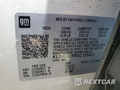 Zdjęcie 13 z 15 samochodu: 2025 CHEVROLET TRAX 1LT VIN:KL77LHEP8SC118421 - miniatura