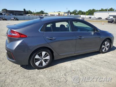Trzecie zdjęcie samochodu z tyłu: 2019 HYUNDAI IONIQ LIMITED VIN:KMHC75LD0KU107061 - miniatura