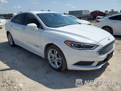 Czwarte zdjęcie samochodu z boku: 2018 FORD FUSION SE HYBRID VIN:3FA6P0LU6JR171900 - miniatura