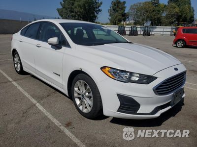 Czwarte zdjęcie samochodu z boku: 2019 FORD FUSION SE VIN:3FA6P0LU1KR124856 - miniatura