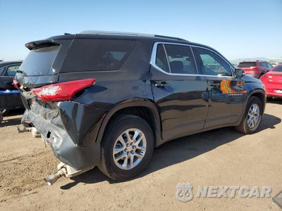 Trzecie zdjęcie samochodu z tyłu: 2018 CHEVROLET TRAVERSE LT VIN:1GNERGKW6JJ263280 - miniatura