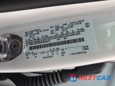 Zdjęcie 14 z 15 samochodu: 2022 FORD ESCAPE SE VIN:1FMCU0G66NUB83637 - miniatura