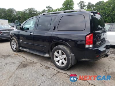Drugie zdjęcie samochodu z przodu: 2008 NISSAN ARMADA SE VIN:5N1BA08DX8N605120 - miniatura