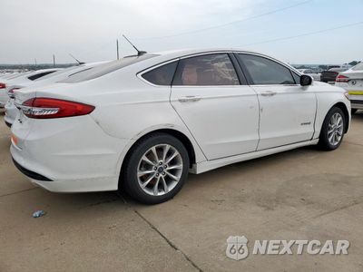 Trzecie zdjęcie samochodu z tyłu: 2017 FORD FUSION SE HYBRID VIN:3FA6P0LU5HR409018 - miniatura