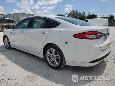 Drugie zdjęcie samochodu z przodu: 2018 FORD FUSION SE HYBRID VIN:3FA6P0LU4JR118600 - miniatura
