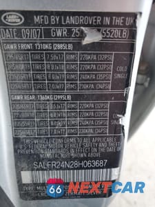 Zdjęcie 14 z 14 samochodu: 2008 LAND ROVER LR2 HSE VIN:SALFR24N28H063687 - miniatura