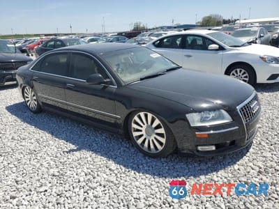 Czwarte zdjęcie samochodu z boku: 2010 AUDI A8 QUATTRO VIN:WAURVAFA3AN007539 - miniatura