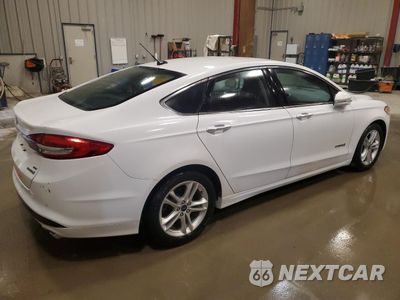 Trzecie zdjęcie samochodu z tyłu: 2018 FORD FUSION SE HYBRID VIN:3FA6P0LU5JR178482 - miniatura
