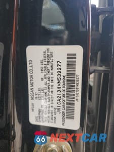 Zdjęcie 12 z 12 samochodu: 1997 NISSAN MAXIMA GLE VIN:JN1CA21D4VM539277 - miniatura