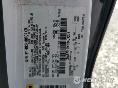 Zdjęcie 12 z 13 samochodu: 2017 FORD FUSION SE HYBRID VIN:3FA6P0LUXHR409306 - miniatura