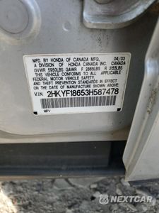 Zdjęcie 13 z 13 samochodu: 2003 HONDA PILOT EXL VIN:2HKYF18653H587478 - miniatura
