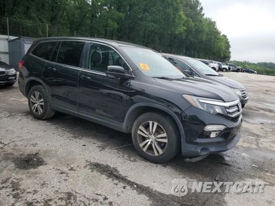Czwarte zdjęcie samochodu z boku: 2018 HONDA PILOT EXL VIN:5FNYF5H52JB001667 - miniatura