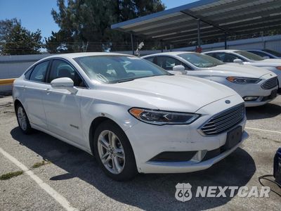 Czwarte zdjęcie samochodu z boku: 2018 FORD FUSION SE HYBRID VIN:3FA6P0LU7JR278731 - miniatura