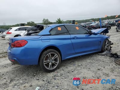 Trzecie zdjęcie samochodu z tyłu: 2018 BMW 440XI VIN:WBA4Z7C5XJED48044 - miniatura