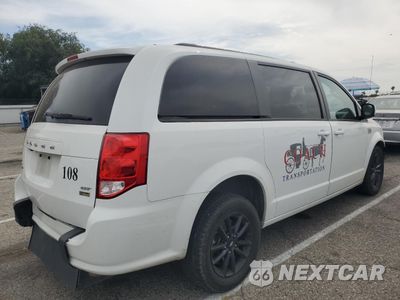 Trzecie zdjęcie samochodu z tyłu: 2019 DODGE GRAND CARAVAN GT VIN:2C4RDGEG0KR674443 - miniatura