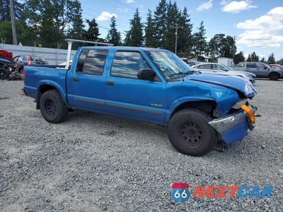 Czwarte zdjęcie samochodu z boku: 2001 CHEVROLET S TRUCK S10 VIN:1GCDT13W91K132484 - miniatura