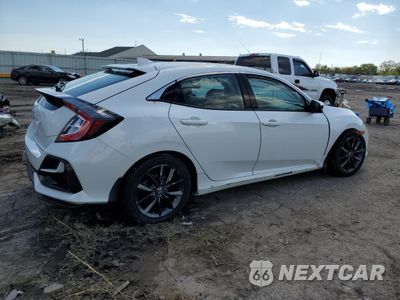 Trzecie zdjęcie samochodu z tyłu: 2021 HONDA CIVIC EX VIN:SHHFK7H65MU412393 - miniatura