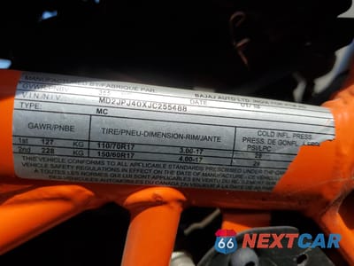 Zdjęcie 9 z 10 samochodu: 2018 KTM 390 DUKE VIN:MD2JPJ40XJC255488 - miniatura
