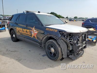 Czwarte zdjęcie samochodu z boku: 2023 FORD EXPLORER POLICE INTERCEPTOR VIN:1FM5K8ABXPGA05539 - miniatura
