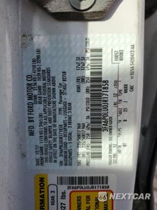 Zdjęcie 12 z 13 samochodu: 2018 FORD FUSION SE HYBRID VIN:3FA6P0LU0JR171858 - miniatura