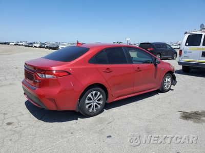 Trzecie zdjęcie samochodu z tyłu: 2020 TOYOTA COROLLA LE VIN:JTDEBRBE7LJ029023 - miniatura