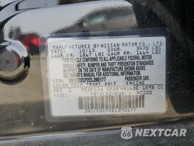 Zdjęcie 13 z 13 samochodu: 2014 NISSAN VERSA NOTE S VIN:3N1CE2CP2EL390177 - miniatura