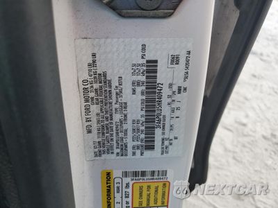 Zdjęcie 12 z 12 samochodu: 2017 FORD FUSION SE HYBRID VIN:3FA6P0LU5HR409472 - miniatura