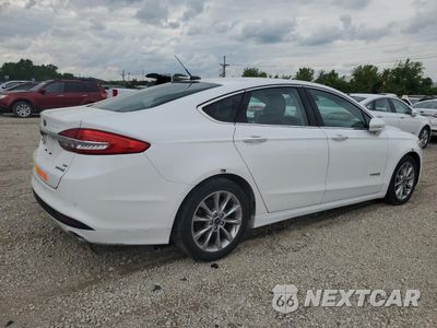 Trzecie zdjęcie samochodu z tyłu: 2017 FORD FUSION SE HYBRID VIN:3FA6P0LU9HR408907 - miniatura