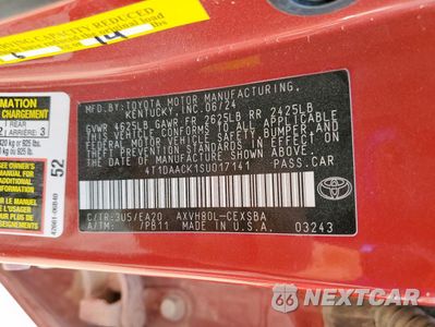 Zdjęcie 12 z 13 samochodu: 2025 TOYOTA CAMRY XSE VIN:4T1DAACK1SU017141 - miniatura