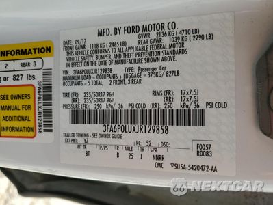 Zdjęcie 12 z 13 samochodu: 2018 FORD FUSION SE HYBRID VIN:3FA6P0LUXJR129858 - miniatura