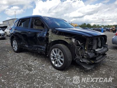 Czwarte zdjęcie samochodu z boku: 2021 TOYOTA HIGHLANDER LIMITED VIN:5TDDZRBH4MS158536 - miniatura