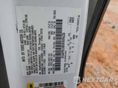 Zdjęcie 12 z 12 samochodu: 2017 FORD FUSION SE HYBRID VIN:3FA6P0LU8HR409630 - miniatura