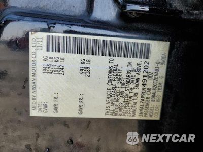 Zdjęcie 12 z 12 samochodu: 2012 NISSAN ALTIMA 2.5 VIN:1N4AL2AP9CN491202 - miniatura