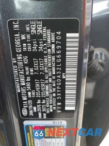 Zdjęcie 13 z 13 samochodu: 2020 KIA SORENTO LX VIN:5XYPGDA32LG669704 - miniatura