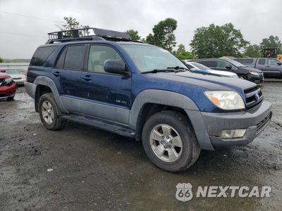 Czwarte zdjęcie samochodu z boku: 2003 TOYOTA 4RUNNER SR5 VIN:JTEBU14R338002645 - miniatura