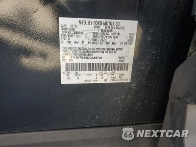 Zdjęcie 13 z 15 samochodu: 2013 FORD EXPLORER VIN:1FM5K7B86DGA86709 - miniatura