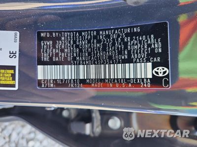 Zdjęcie 12 z 12 samochodu: 2025 TOYOTA COROLLA LE VIN:5YFB4MDE4SP354171 - miniatura