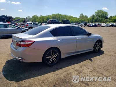 Trzecie zdjęcie samochodu z tyłu: 2017 HONDA ACCORD SPORT VIN:1HGCR2F51HA065318 - miniatura