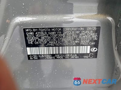 Zdjęcie 12 z 12 samochodu: 2025 LEXUS IS 350 F SPORT DESIGN VIN:JTHBZ1B23S5091238 - miniatura