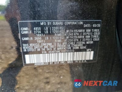 Zdjęcie 13 z 13 samochodu: 2025 SUBARU OUTBACK LIMITED VIN:4S4BTANC1S3235223 - miniatura
