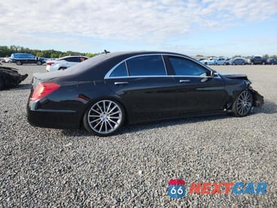 Trzecie zdjęcie samochodu z tyłu: 2016 MERCEDES-BENZ S 550 VIN:WDDUG8CB1GA255307 - miniatura