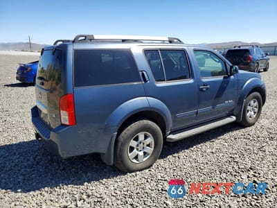 Trzecie zdjęcie samochodu z tyłu: 2005 NISSAN PATHFINDER XE VIN:5N1AR18UX5C717353 - miniatura